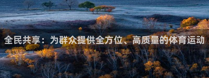 中欧体育登录：全民共享：为群众提供全方位、高质量的体育运动